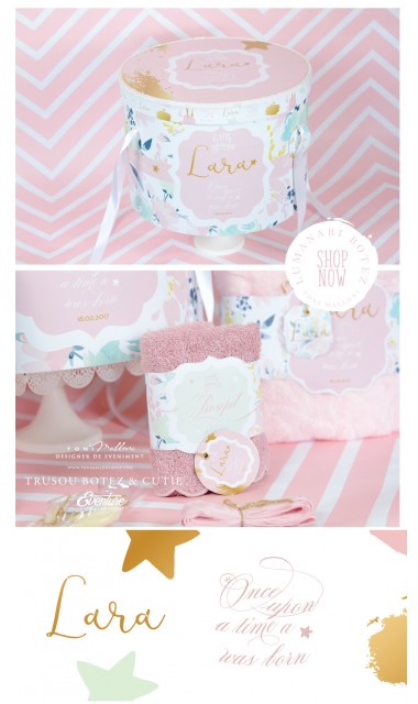 Trusou  de botez brodat cu note moderne, Spring Sounds 16